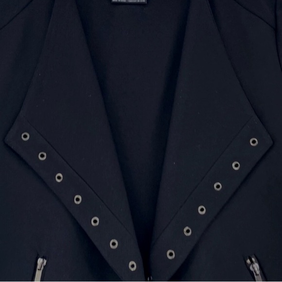 Lysse Black Grommet Stretch Moto Jacket - Picture 5 of 9